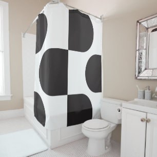 Rideaux De Douche Kismet noir & blanc