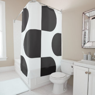 Rideaux De Douche Kismet noir & blanc