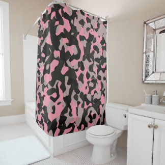 Rideaux De Douche Kitty Camo
