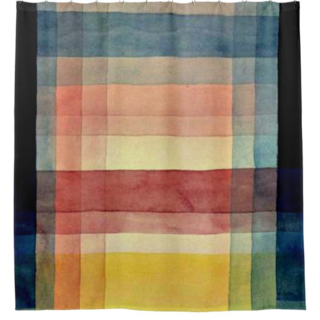 Rideaux De Douche Klee - Architecture de la plaine (Devant)