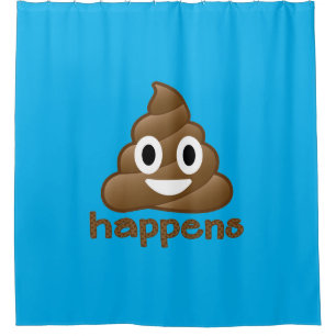 Rideaux De Douche La dunette se produit Emoji