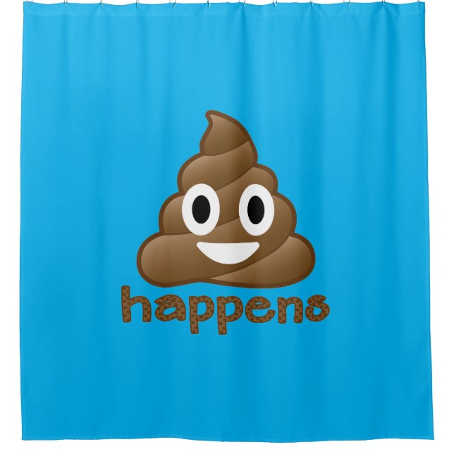 Rideaux De Douche La dunette se produit Emoji (Devant)