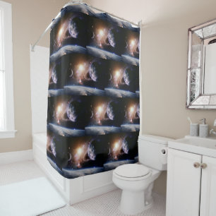 RIDEAUX DE DOUCHE LA GALAXIE