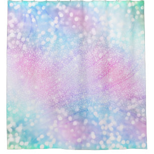 Rideaux De Douche La Parties scintillant D'Iridescente Magique Spark