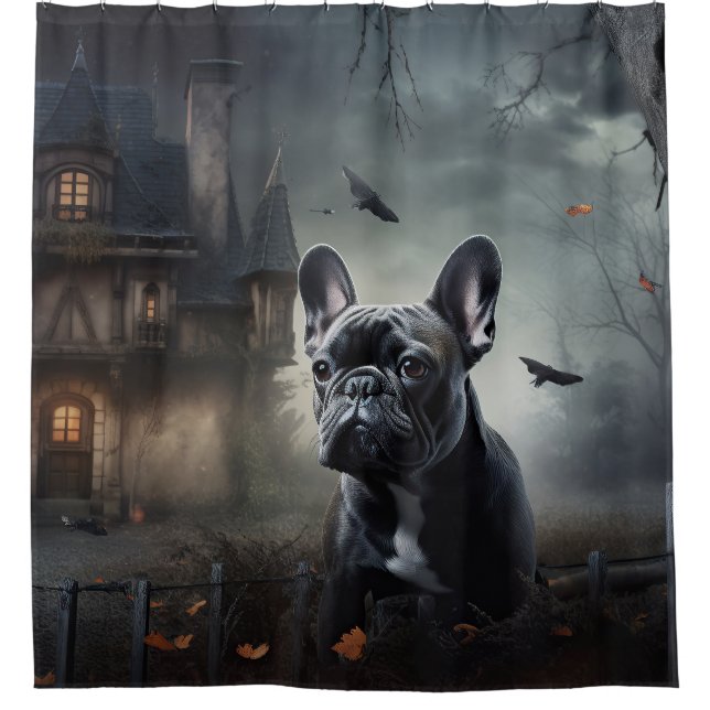 Rideaux De Douche La peur de l'Halloween (Devant)