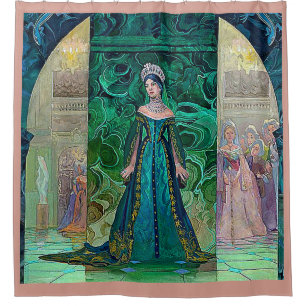 RIDEAUX DE DOUCHE LA PRINCESSE IN THE MALACHITE PAVILLION 5