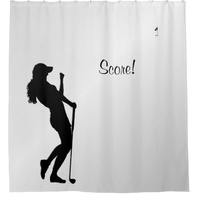 Rideaux De Douche Ladies Golfer Personal (Devant)