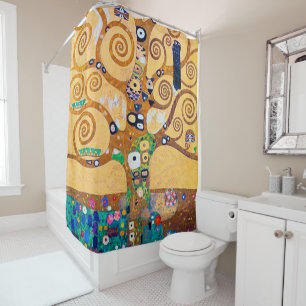 Rideaux De Douche L'arbre de vie (détail), Klimt