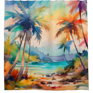 Rideaux De Douche L'art tropical