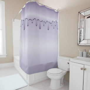 Rideaux De Douche Lavande Violet Glamour Fille Royale Goutte