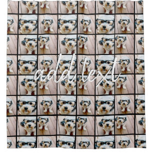 Rideaux De Douche Le collage de 4 photos reproduit partout peut