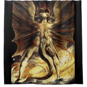 Rideaux De Douche Le grand dragon rouge