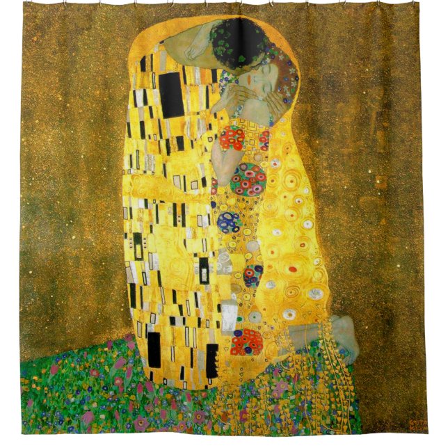 Rideaux De Douche Le ~ Gustav Klimt de baiser (Devant)