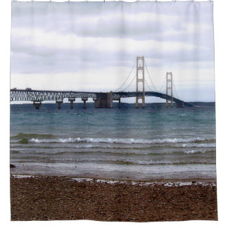 Rideaux De Douche Le pont Mackinac