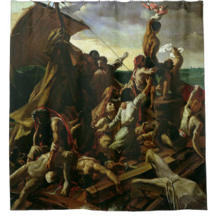 Rideaux De Douche Le radeau de la méduse Théodore Géricault