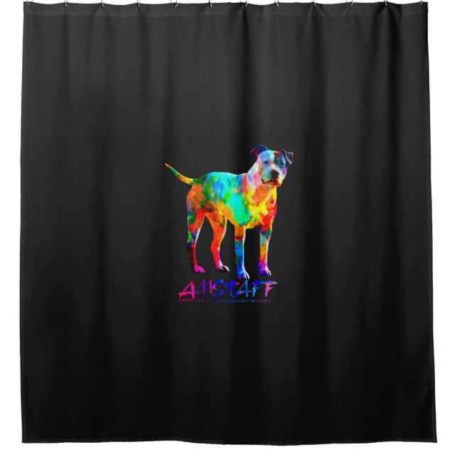 Rideaux De Douche Le Staffordshire Terrier américain - Amstaff (Devant)