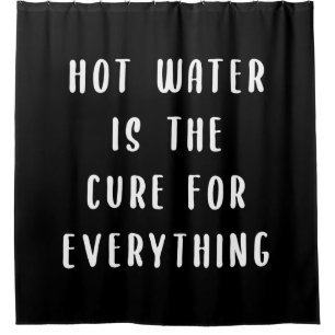 Rideaux De Douche L'eau chaude est le remède à tout