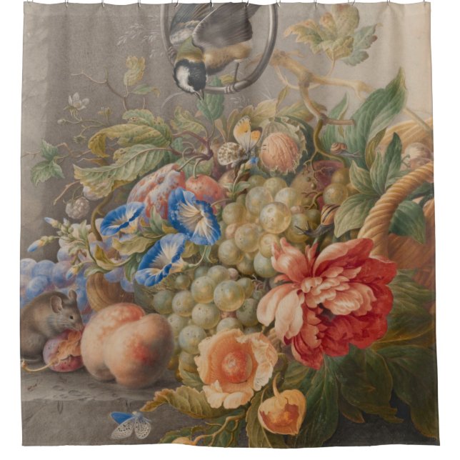 Rideaux De Douche Légumes colorés (Devant)