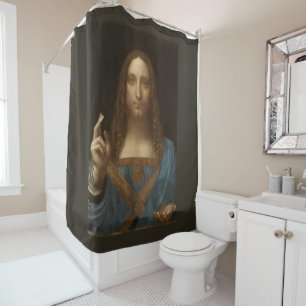 Rideaux De Douche Leonardo da Vinci - Salvator Mundi