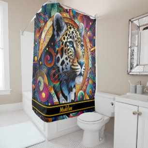 Rideaux De Douche Léopard Majesty : Bold Jungle Vibes