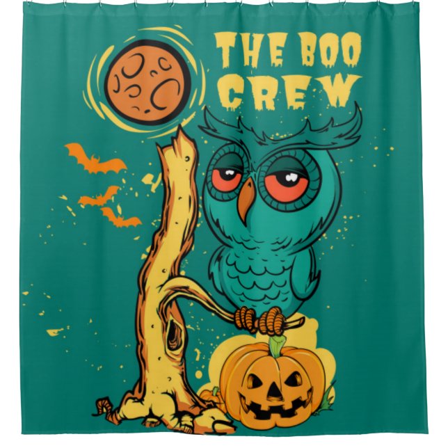 Rideaux De Douche L'équipe de hibou Boo (Devant)