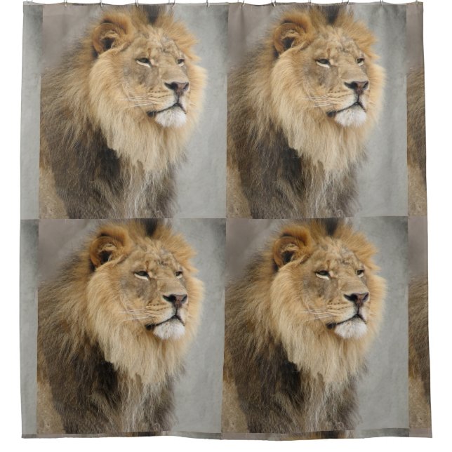 Rideaux De Douche Les amoureux du lion Jungle (Devant)