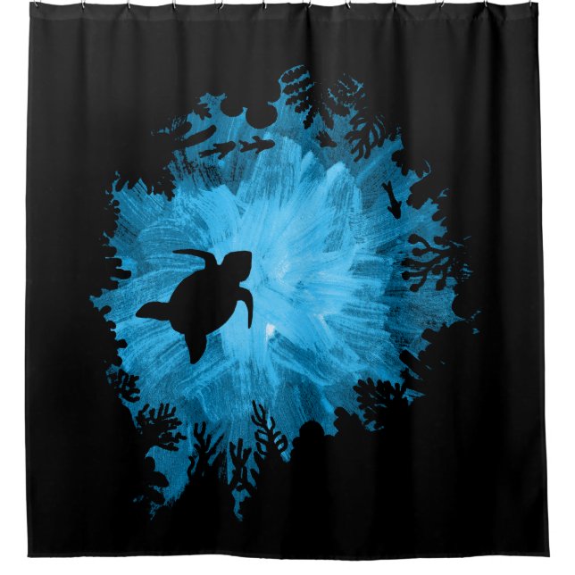 Rideaux De Douche Les femmes unisexes des hommes de silhouette de (Devant)