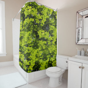 Rideaux De Douche Les Feuilles de la forêt