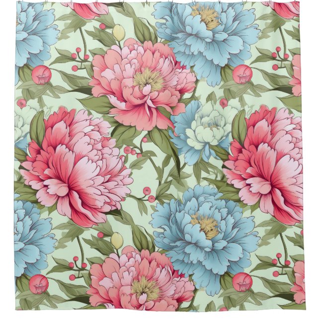 Rideaux De Douche Les pivoines taïwanaises (Devant)