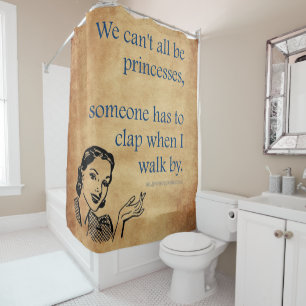 Rideaux De Douche Les princesses de SlipperyJoe applaudissent affich