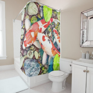Rideaux De Douche L'étang de Koi