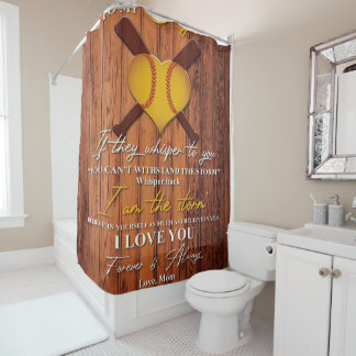Rideaux De Douche Lettre Parent À Ma Fille, Décor Maison
