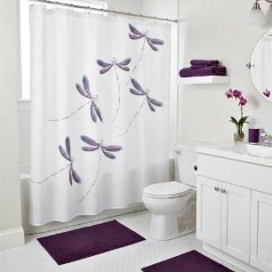 Rideaux De Douche Libellules en vol
