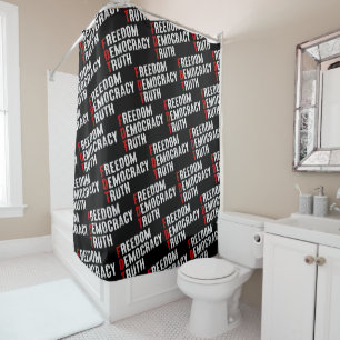 Rideaux De Douche Liberté Démocratie Vérité