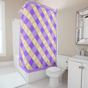 Rideaux De Douche Lilac et Peach