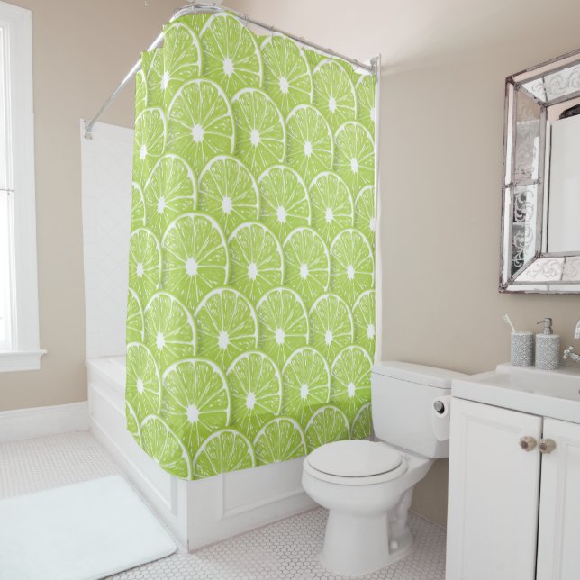 Rideaux De Douche Lime slices (En situation)