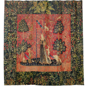 Rideaux De Douche Lion D'ENFANCE ET D'UNICORN, Fleurs D'Imaginaires,