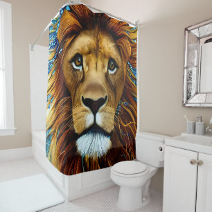 Rideaux De Douche Lion étonnant