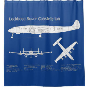 Rideaux De Douche Lockheed L-1049 Super Constellation - Plans ABD