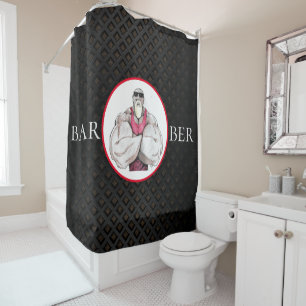 Rideaux De Douche Logo de coiffeur