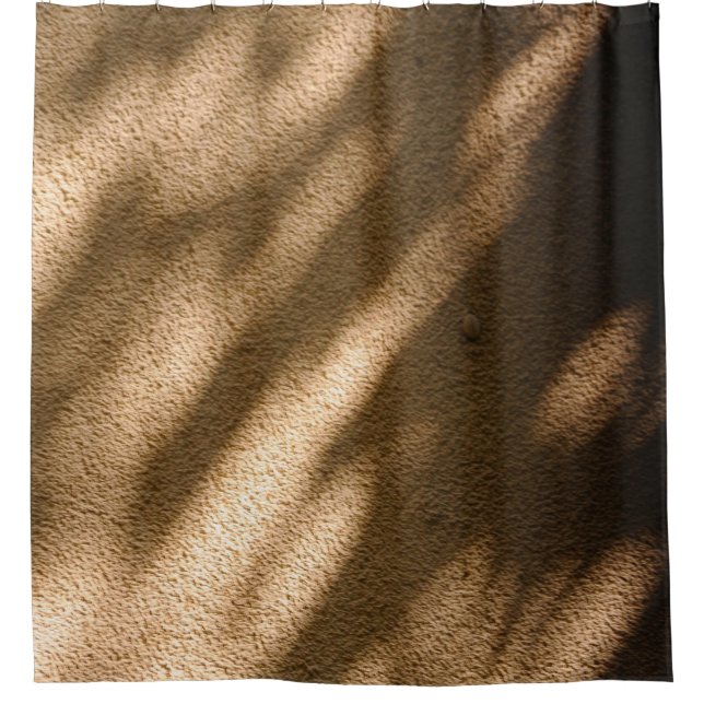 Rideaux De Douche L'ombre sur la moquette marron (Devant)