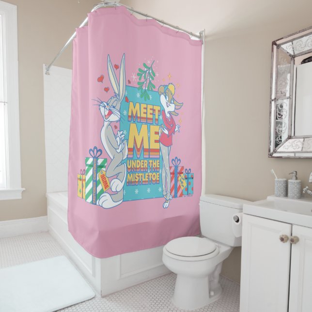 Rideaux De Douche LOONEY TUNES™ | Rencontrez-moi sous la souris (En situation)