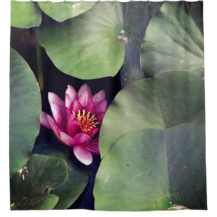 Rideaux De Douche Lotus rose