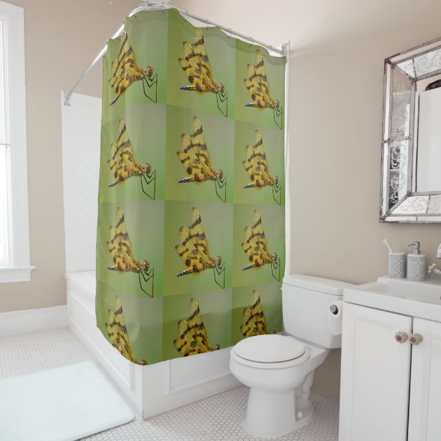 Rideaux De Douche Magical Dragonfly (En situation)
