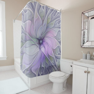 Rideaux De Douche Magnifique beauté moderne abstraite fleur d'art fr