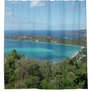 Rideaux De Douche Magnifique photo de la plage tropicale des Caraïbe
