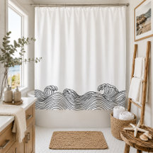 Maison de plage moderne à vague côtière