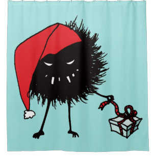 Rideaux De Douche Mal Noël Bug - Présent