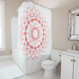 Rideaux De Douche Mandala simple