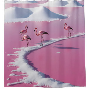 Rideaux De Douche Marais salants roses à bonaire